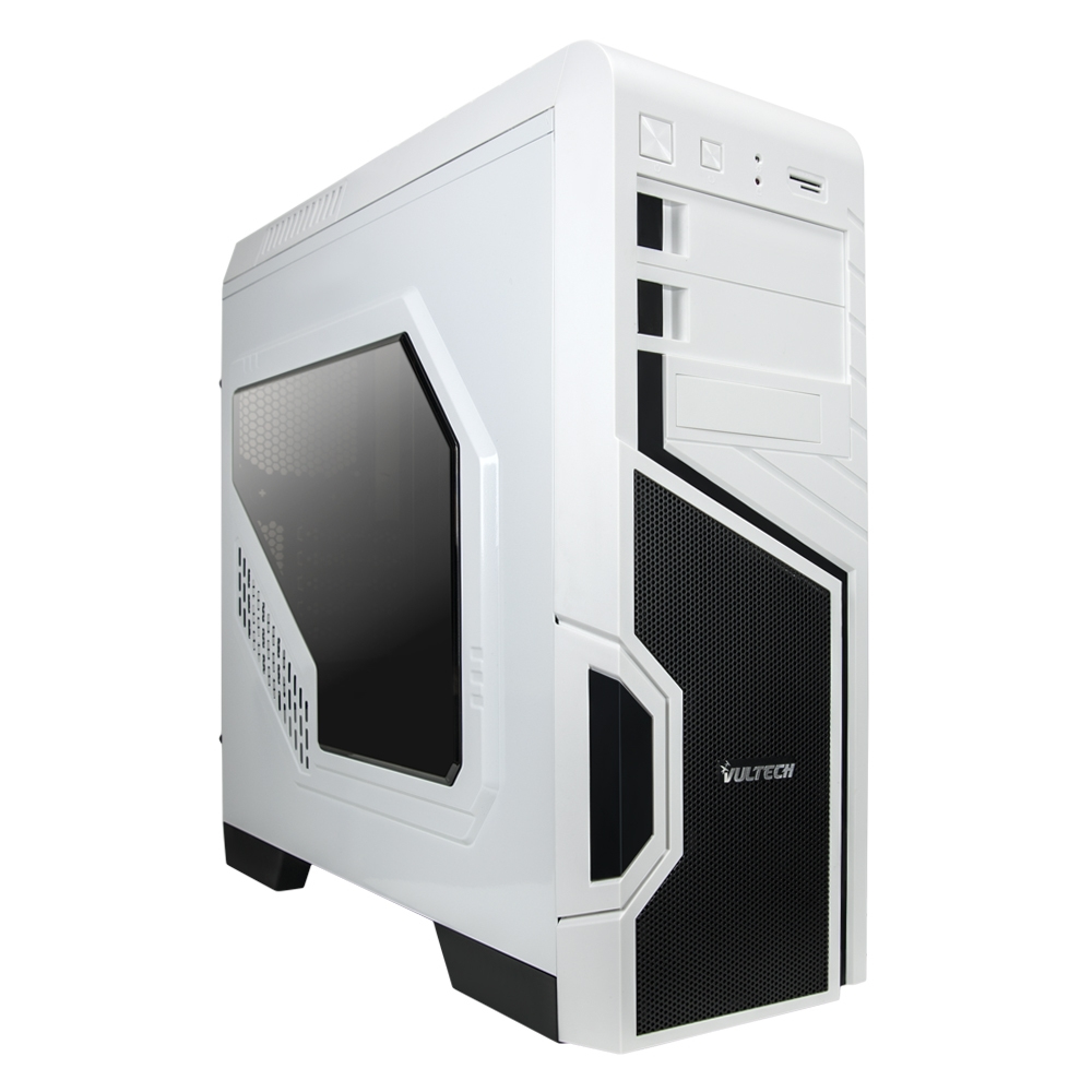 Vultech GS-0585B computer case Tower Black, White