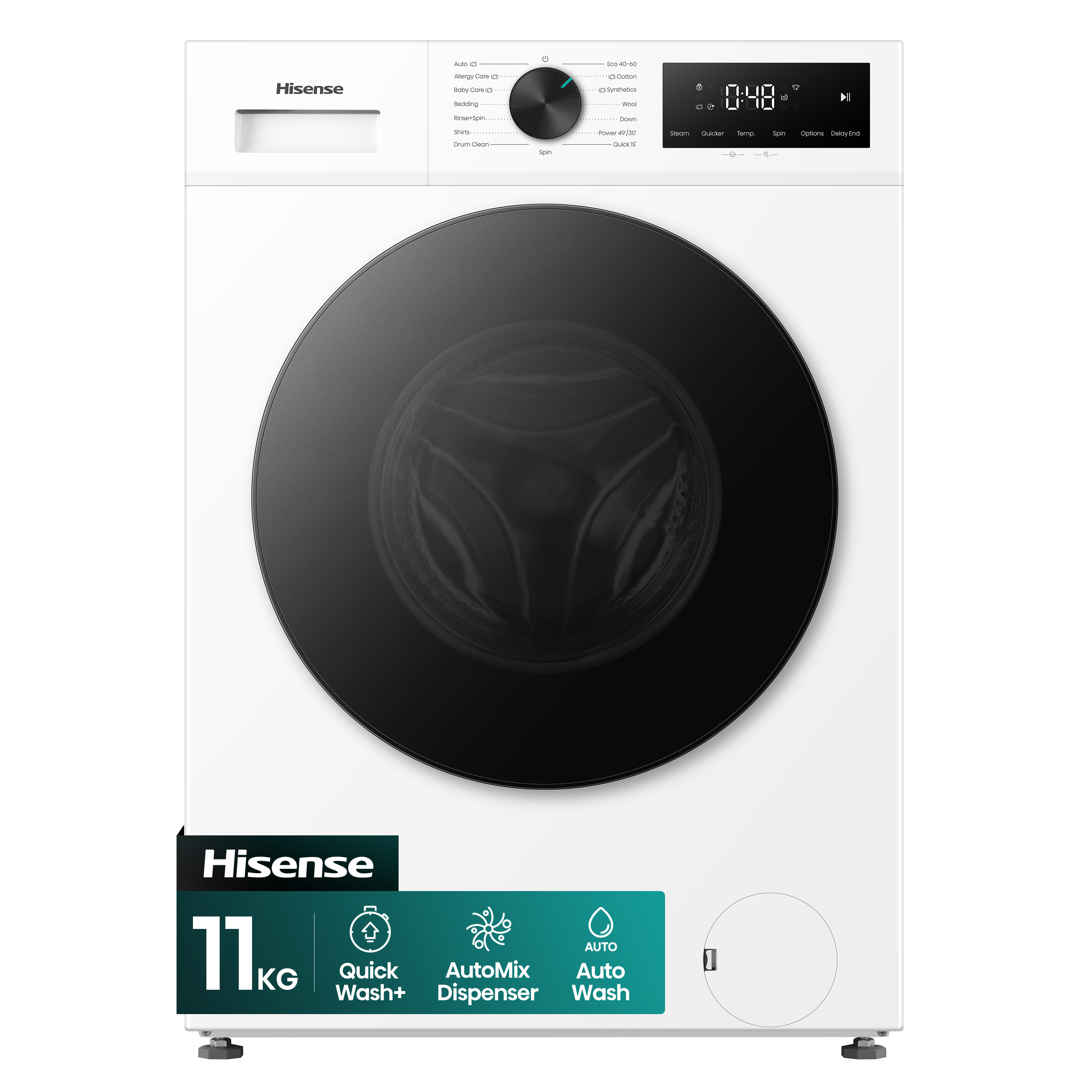 Hisense WF1I1142BWL2 — vue 1 sur 2