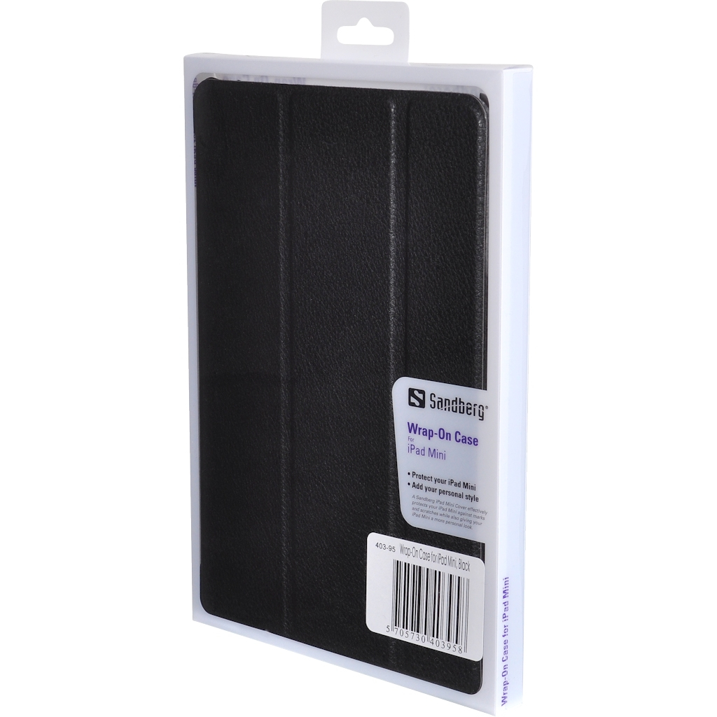 Sandberg Wrap-On Case iPad Mini Black – image 3