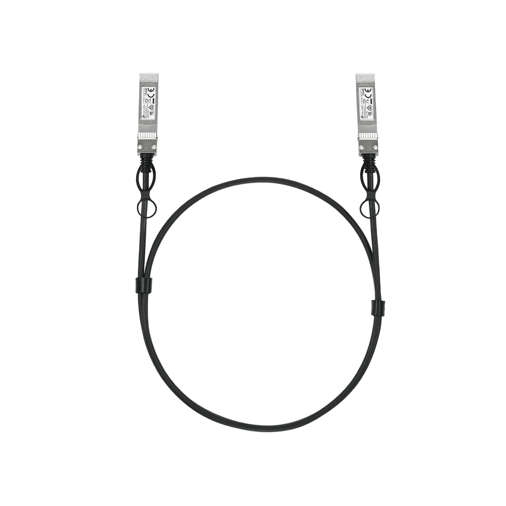 TP-Link Omada SM6220-1M cavo InfiniBand e in fibra ottica SFP28 Nero, Argento