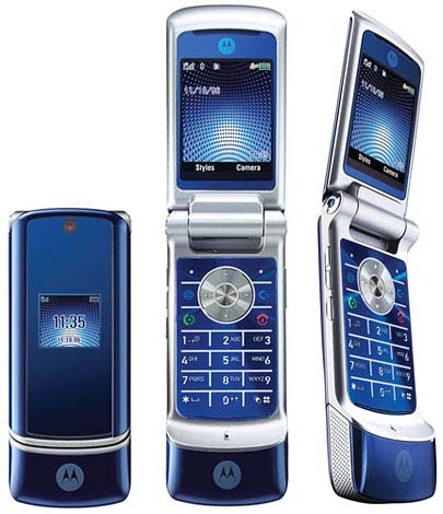 Motorola KRZR K1 Blue