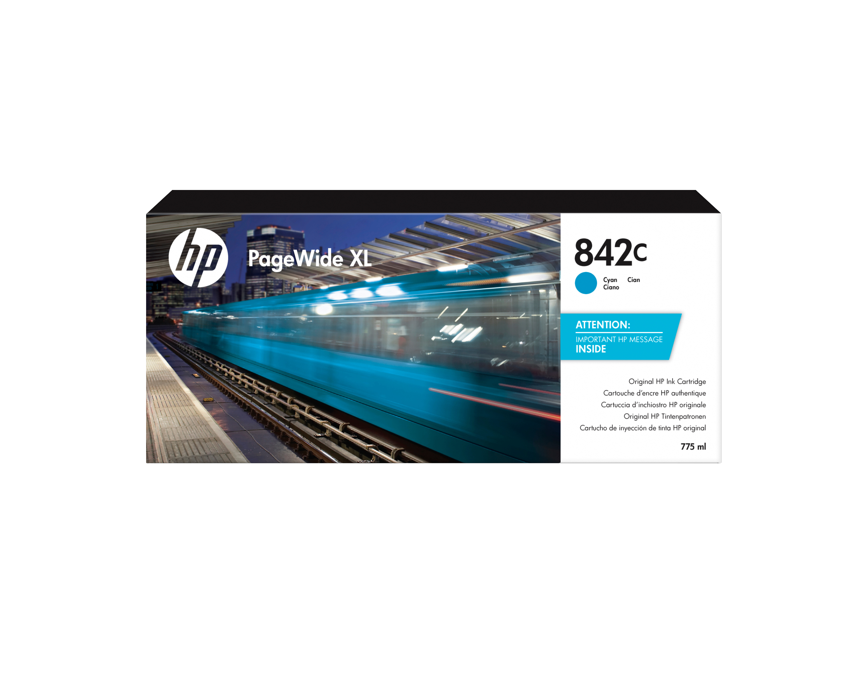 HP INC HP 842C 775-ML CYAN INK CARTRIDGE