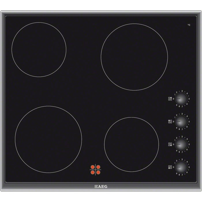 AEG KFA58DKM Black Built-in Zone induction hob 4 zone(s)