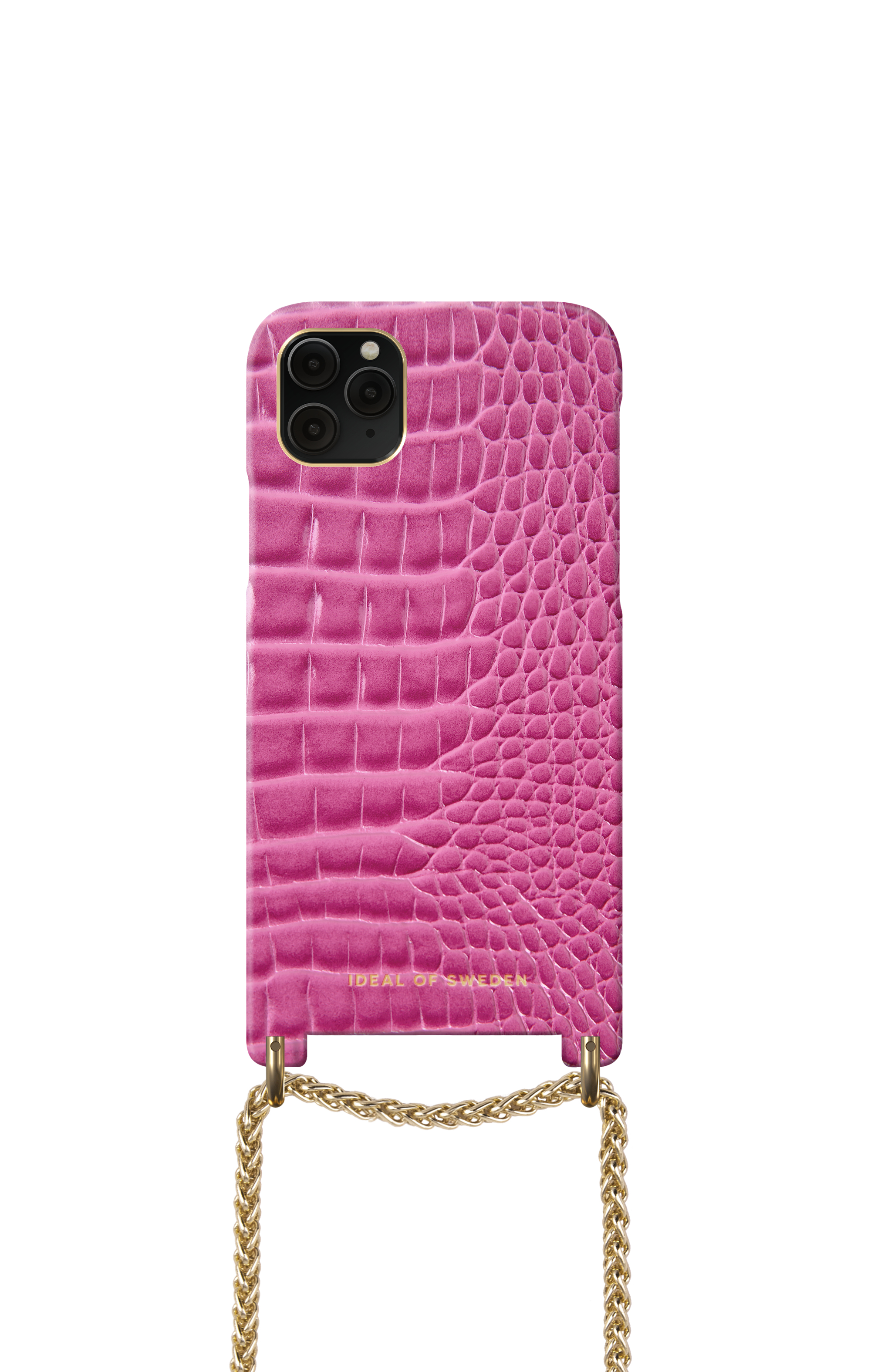 iDeal of Sweden Lilou Neckl Case iPhone 11PM/XSM Fuchsia Croco – image 3