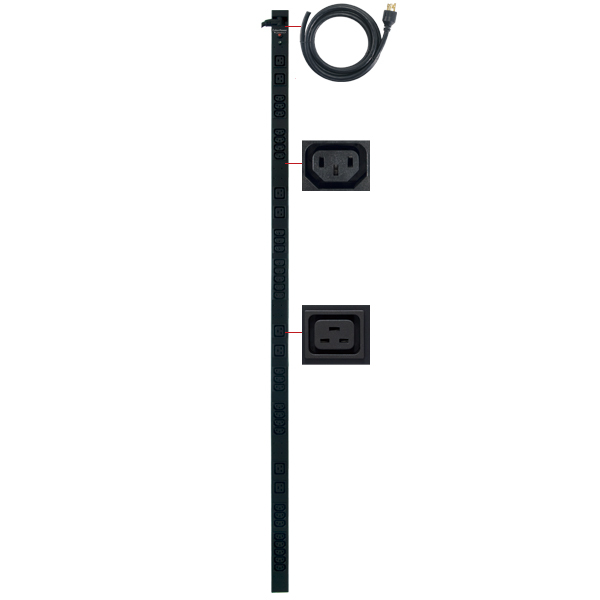CyberPower PDU20BVHVT38F power distribution unit (PDU) 38 AC outlet(s) 0U Black – image 2