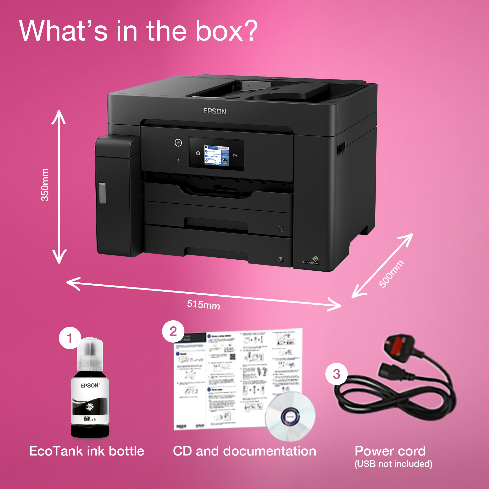 Epson ECOTANK ET-M16600 4800X1200DPI 25PPM PRNT/CPY/SCN – image 5