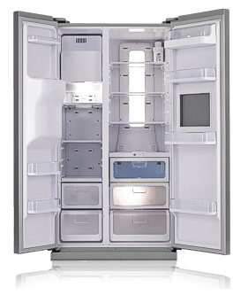 Samsung RS-H1ZEPE side-by-side refrigerator Freestanding Stainless steel – image 2