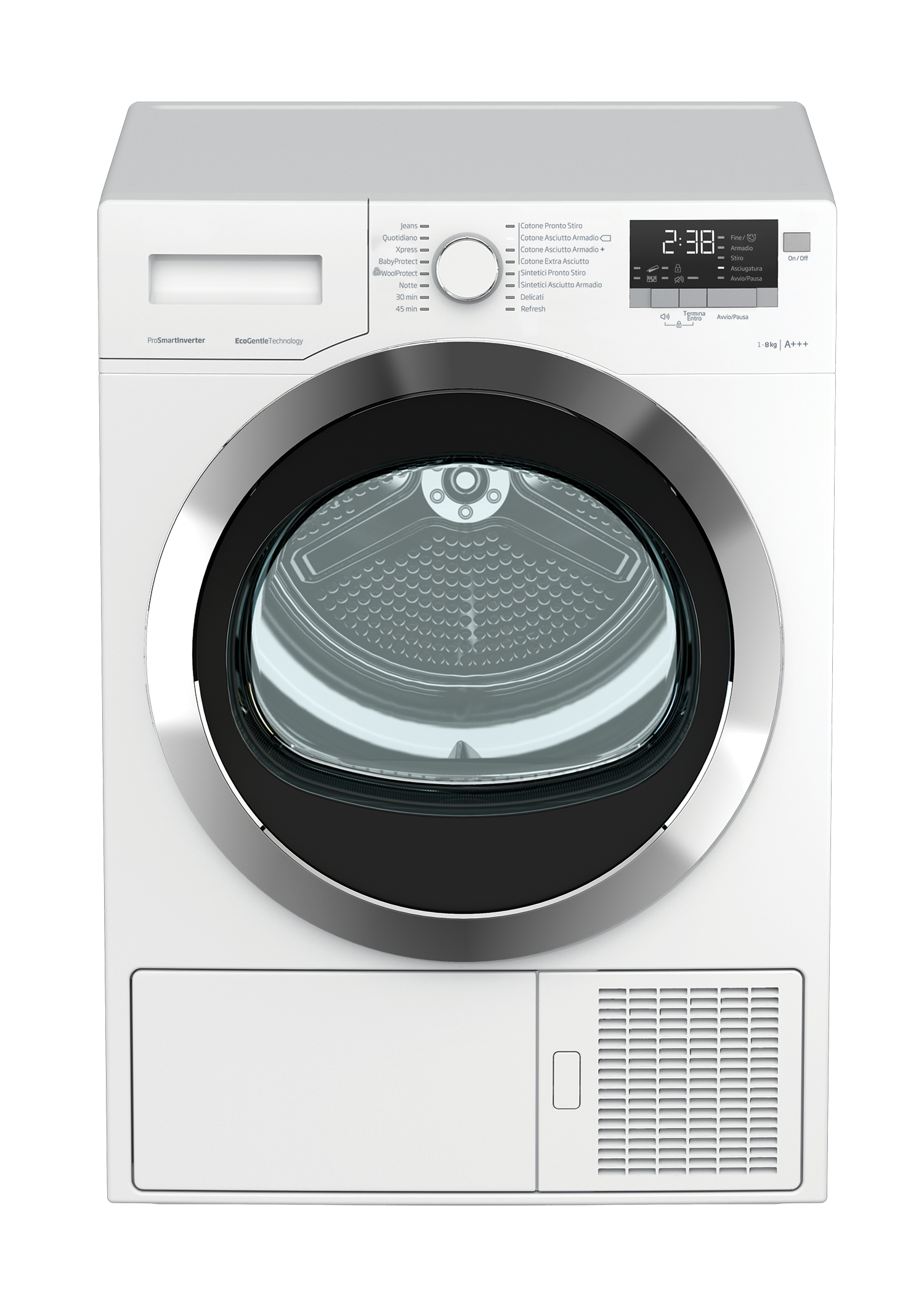 Beko UDH8533RX0 tumble dryer Freestanding Front-load