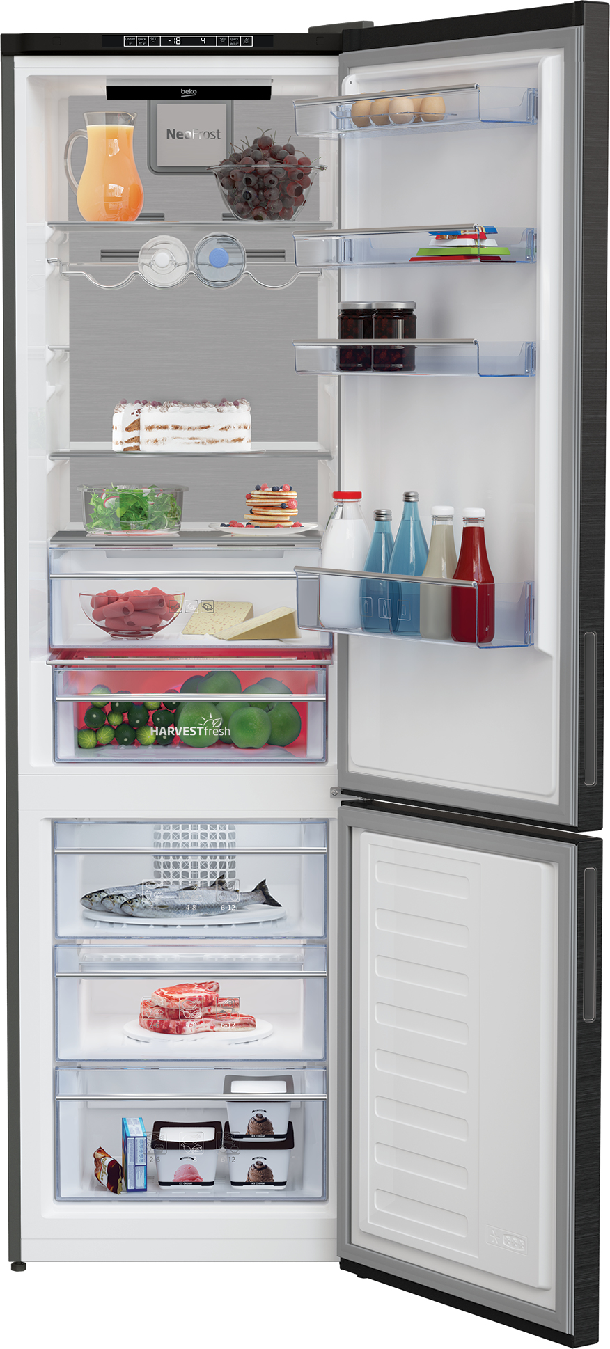 Beko MCNA406I63ZXBRN fridge-freezer Freestanding – image 4