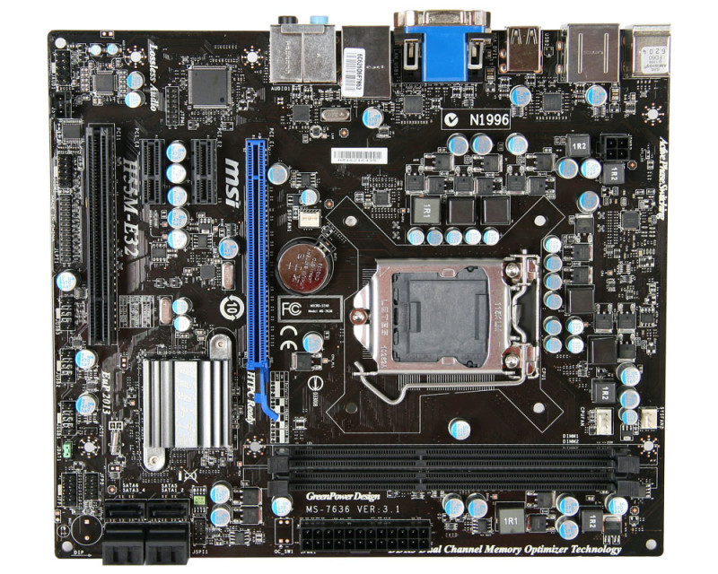 MSI H55M-E32 motherboard Intel® H55 LGA 1156 (Socket H) micro ATX – image 2