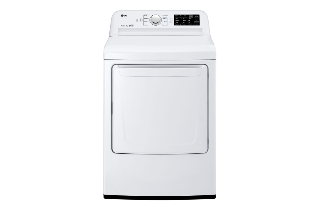 LG DLE7100W tumble dryer Freestanding Front-load White