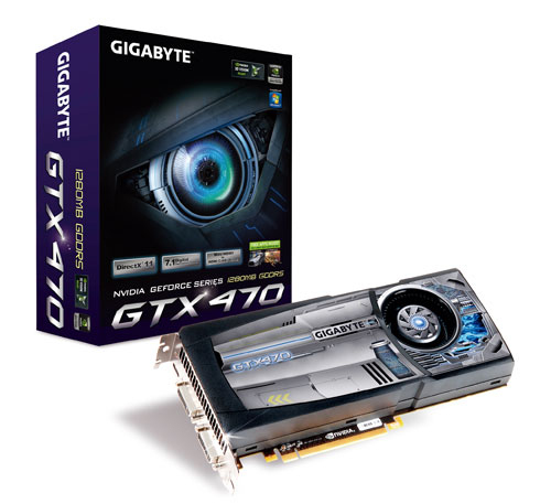 GIGABYTE GV-N470D5-13I-B graphics card GeForce GTX 470