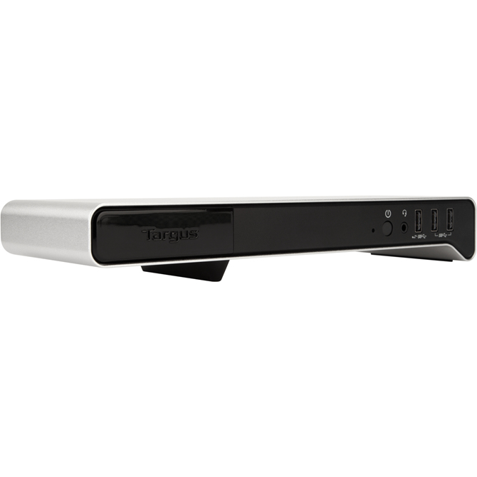 Targus DOCK210USZ laptop dock/port replicator Wired Black, Silver