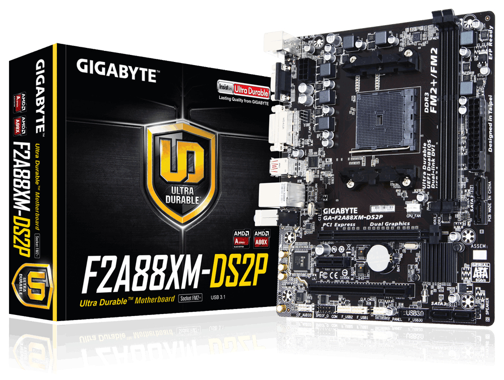 GIGABYTE GA-F2A88XM-DS2P (rev. 1.0) – image 1