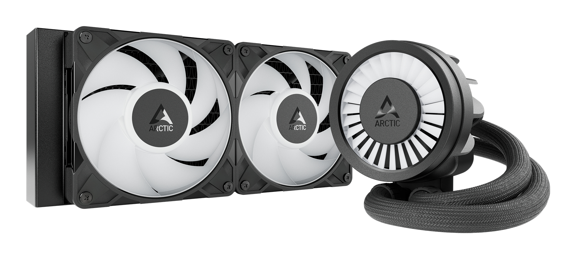 ARCTIC Liquid Freezer III Pro 240 A-RGB Processore Raffreddatore di liquidi tutto in uno 12 cm Nero, Bianco 1 pz