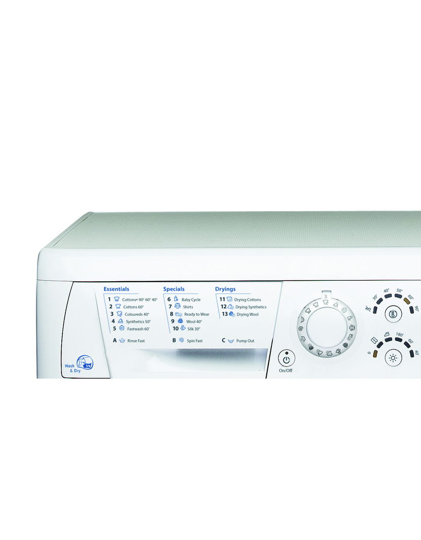 Hotpoint WDF756P washer dryer Freestanding Front-load White – image 4