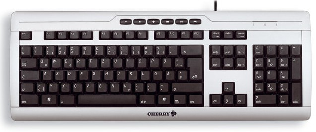 Cherry G85-23110CH keyboard Home USB Swiss Black, Silver – image 1