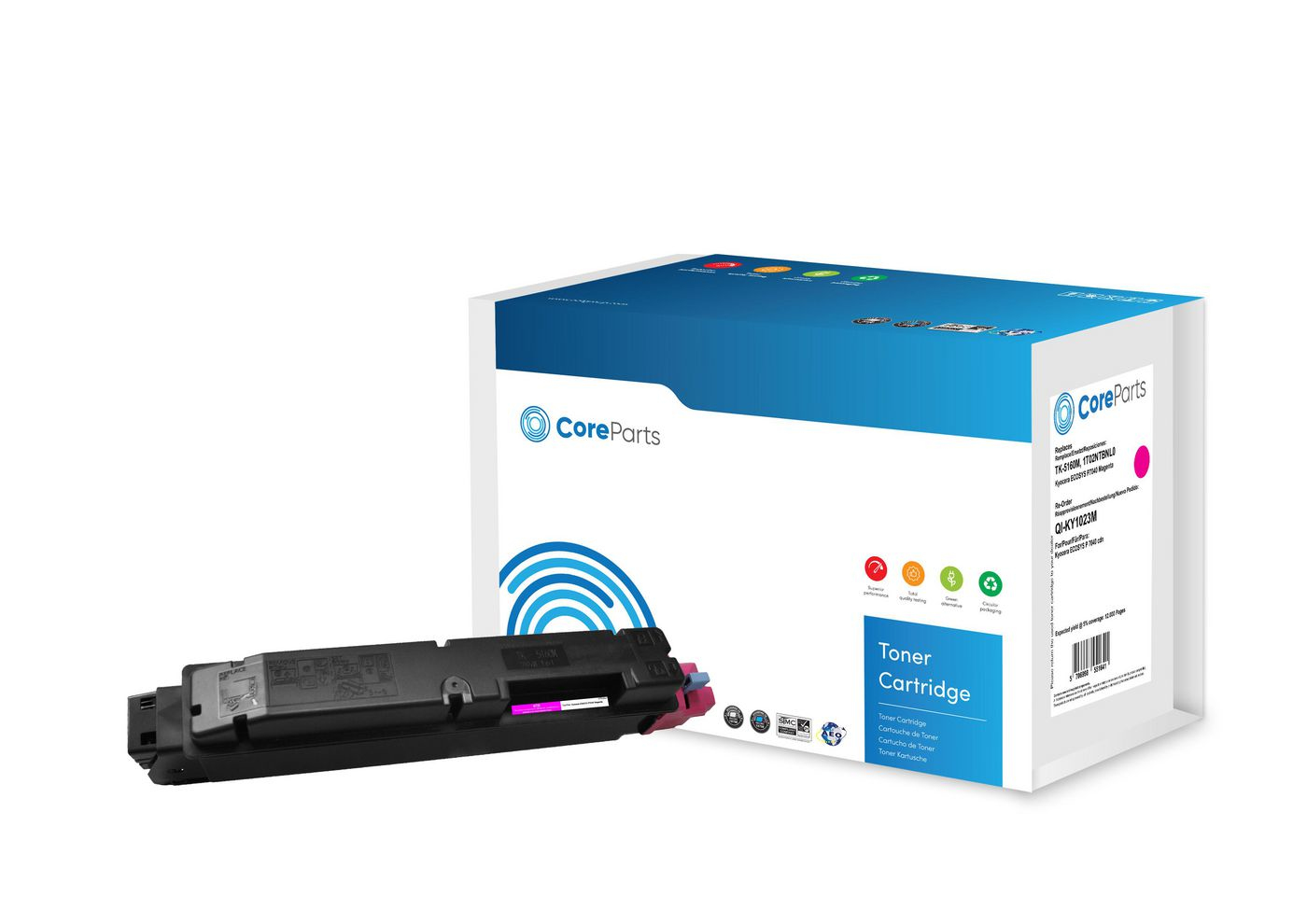 CoreParts QI-KY1023M toner cartridge 1 pc(s) Compatible Magenta