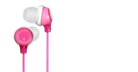 JVC HA-FX22-P-E headphones/headset Wired Pink