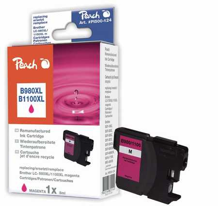 Peach PI500-124 ink cartridge 1 pc(s) High (XL) Yield Magenta