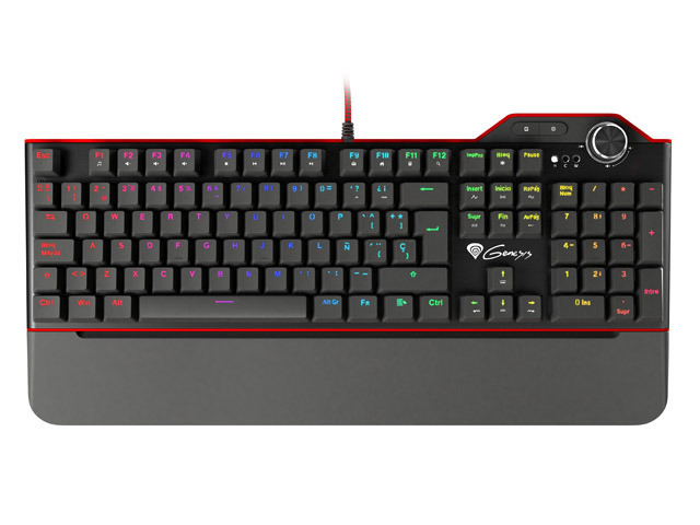 GENESIS NKG-1793 keyboard Gaming USB QWERTY Spanish Black, Red – image 3