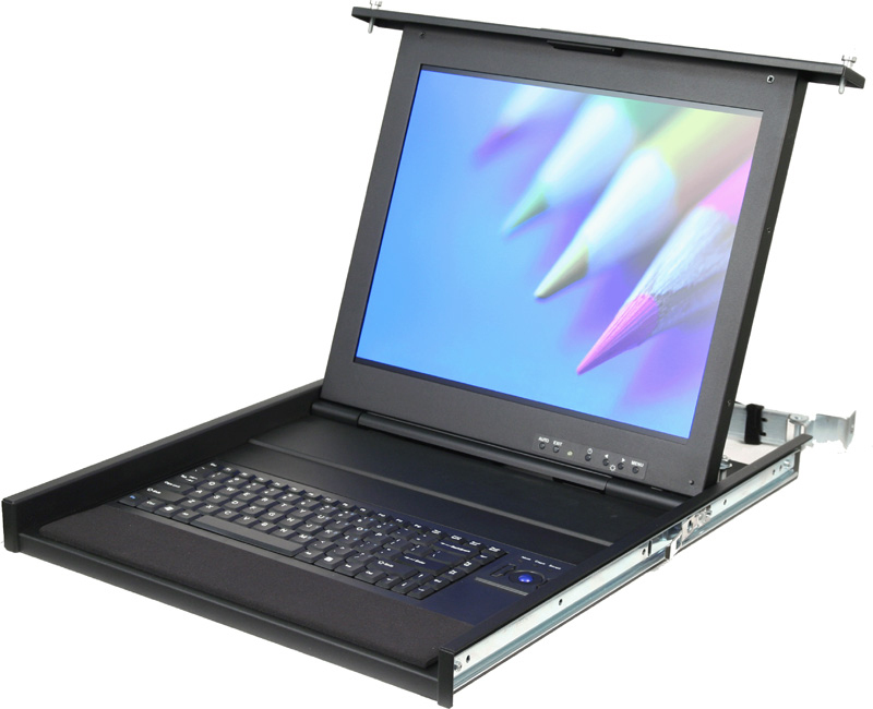 Vertiv ECS17 Single-Rail Rack Console FR