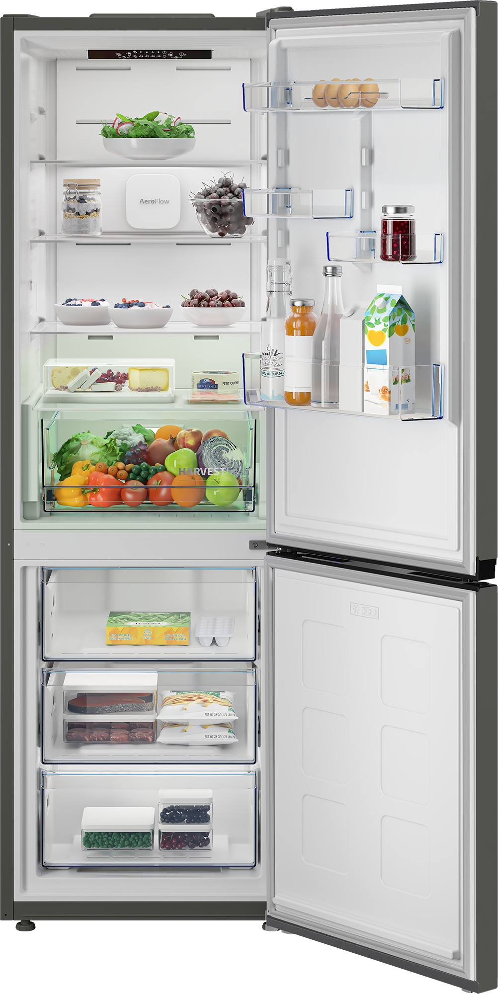 Beko B3RCNA375HG fridge-freezer Freestanding – image 3