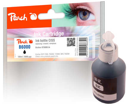 Peach PI500-180 ink cartridge 1 pc(s) Compatible Standard Yield Black