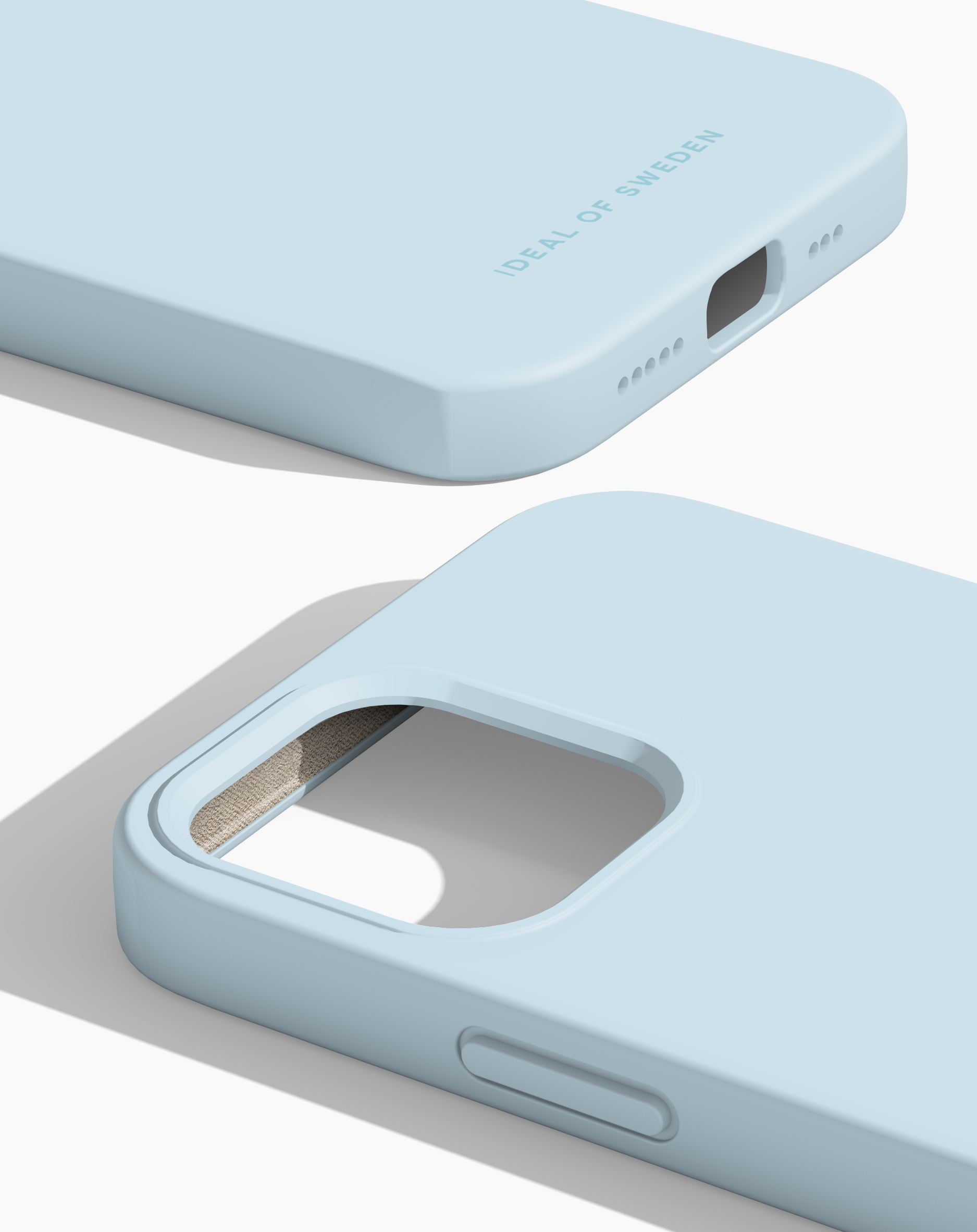 iDeal of Sweden Silicone Case iPhone 12 / 12 Pro Light Blue – image 2