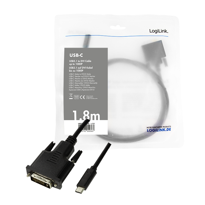 LogiLink UA0331 USB graphics adapter Black – image 5