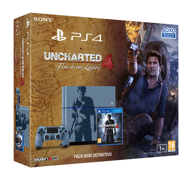 Sony Interactive Entertainment PS4 1TB + Uncharted 4 Limited Edition