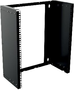 Lanview RAR225BL rack cabinet 13U Wall mounted rack Black