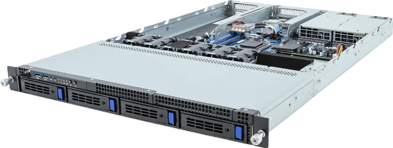 GIGABYTE R133-C13-AAG1 AMD B650E Socket AM5 Rack (1U) Black, Steel – image 1