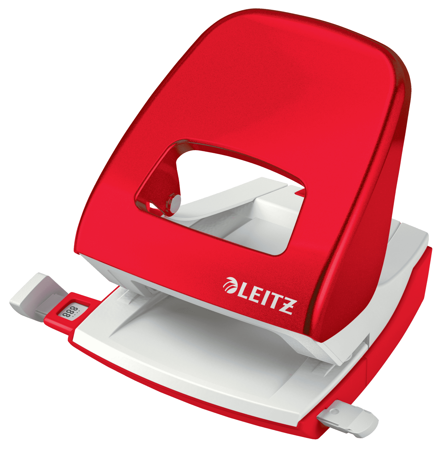 Leitz NeXXt WOW perforatore e accessori 30 fogli Rosso Bianco