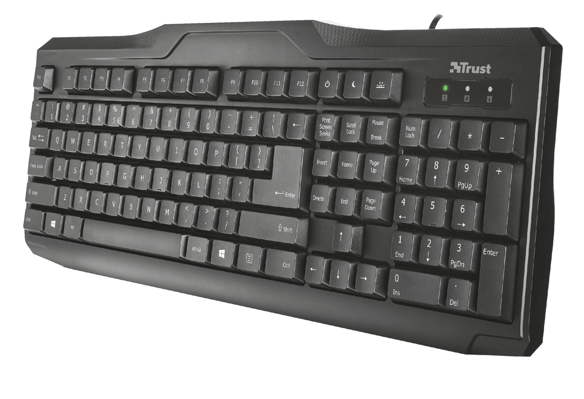 Trust Wired Keyboard and Mouse - Black – image 5