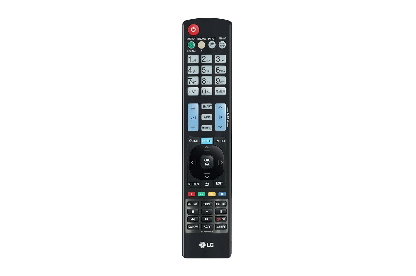 LG AKB73755491 remote control TV Press buttons – image 2