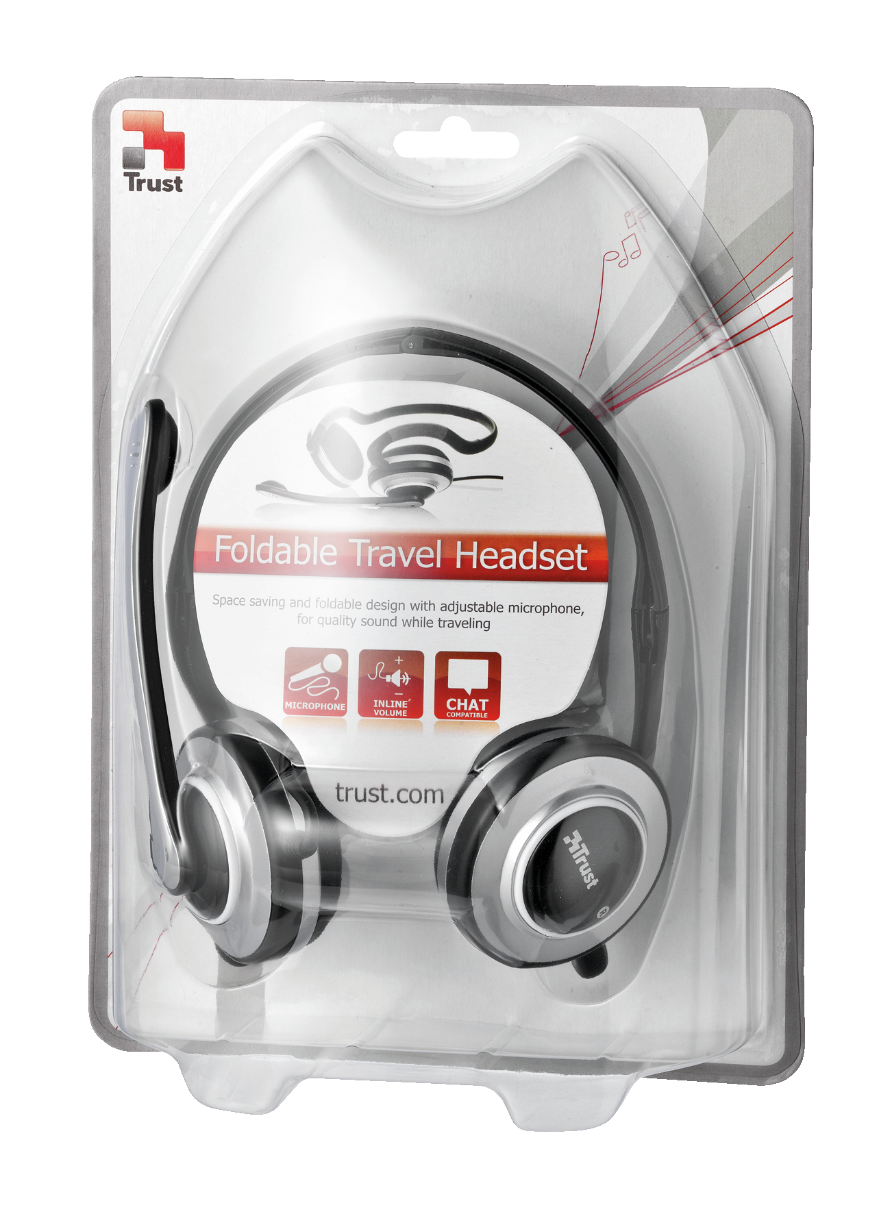Trust Foldable Travel Headset – image 2