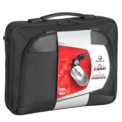 Targus XL Notebook Case + Notebook Kaleidoscope Mouse