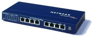 NETGEAR FS108 10/100 Mbps Fast Ethernet Switch