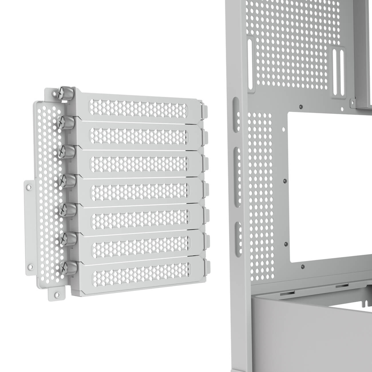 COUGAR Midi Tower Case, FV270 ARGB, White – image 6