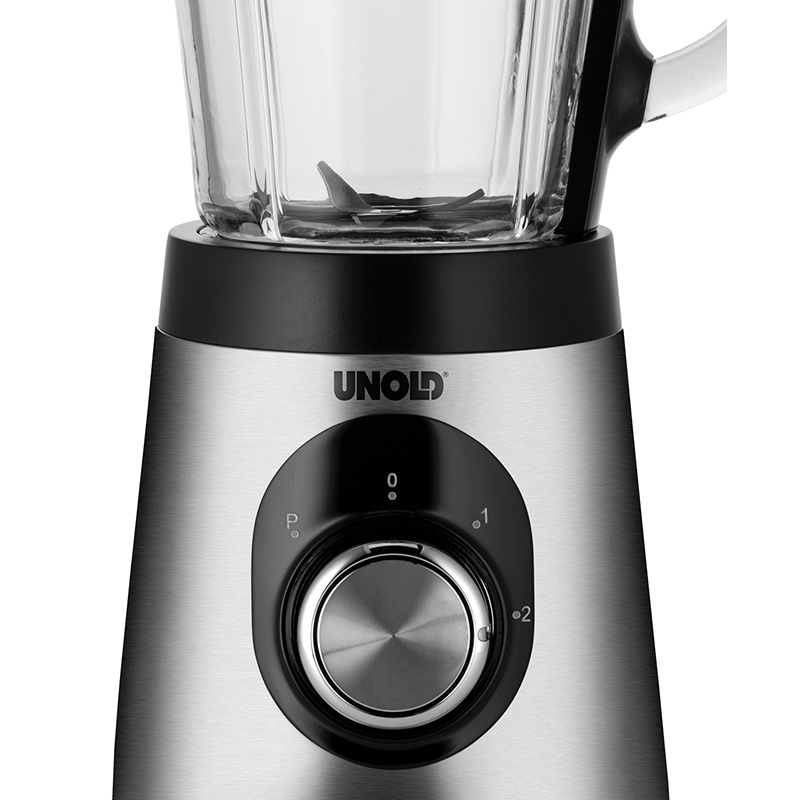 Unold Edel 1.5 L Tabletop blender 500 W Black, Stainless steel, Transparent – image 6