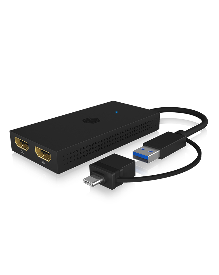ICY BOX Mobile USB to Dual HDMI Splitter – image 5