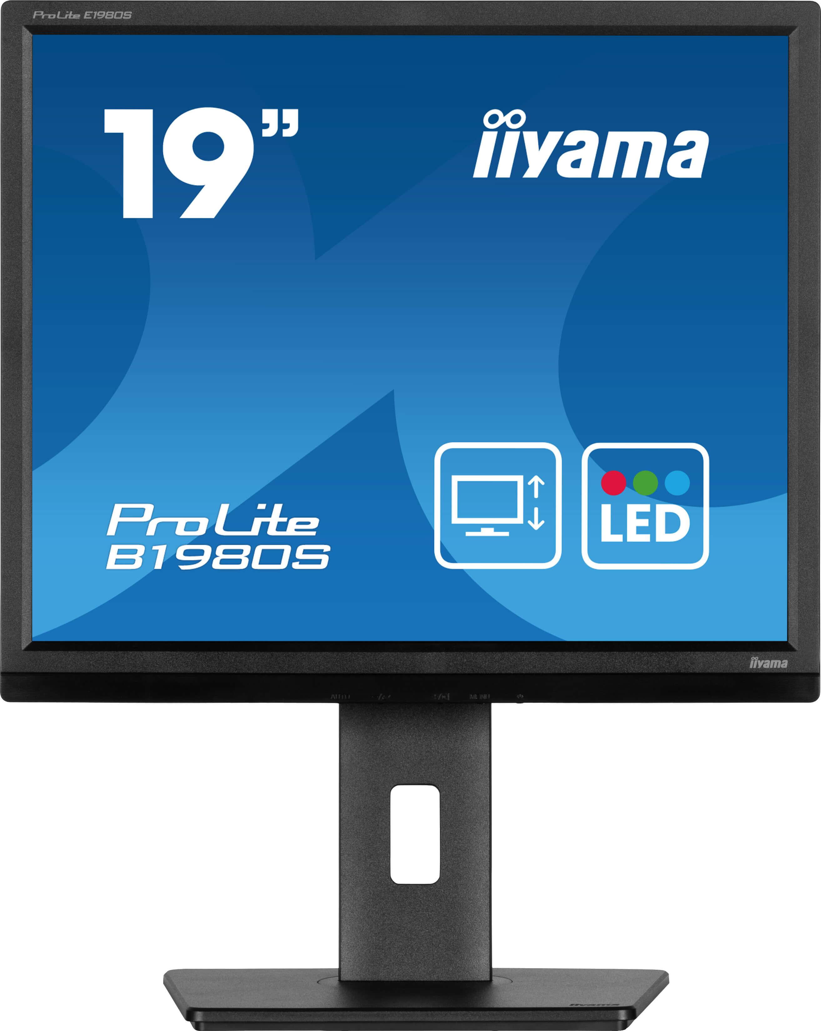 iiyama ProLite B1980S-B1 Monitor PC 48,3 cm [19] 1280 x 1024 Pixel VGA LED Nero (iiyama ProLite B1980S-B1 computer monitor 48.3