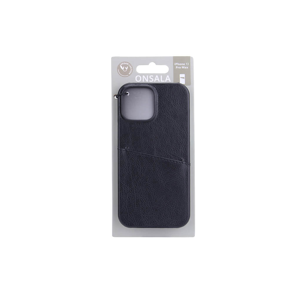 Onsala Mobile Cover Black with Cardpocket iPhone 13 Pro Max – image 2