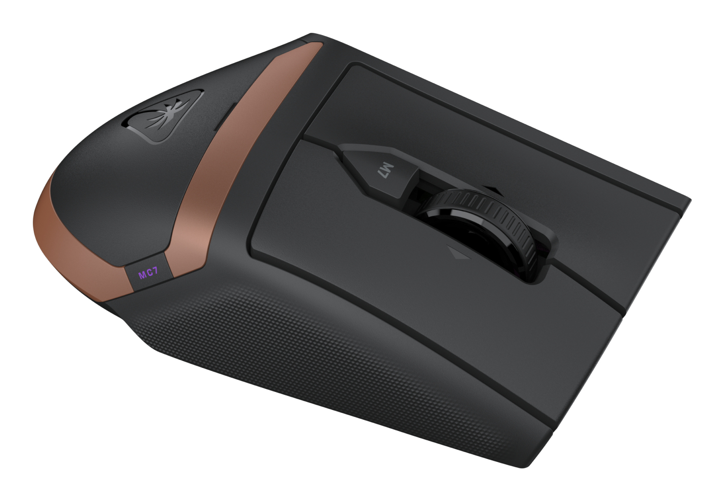Turtle Beach Command Series MC7 Souris de Gaming sans Fil avec écran Tactile intégré Command Display, capteur Optique Owl Eye 30K DPI, connectivité Tri Mode et Station de Charge