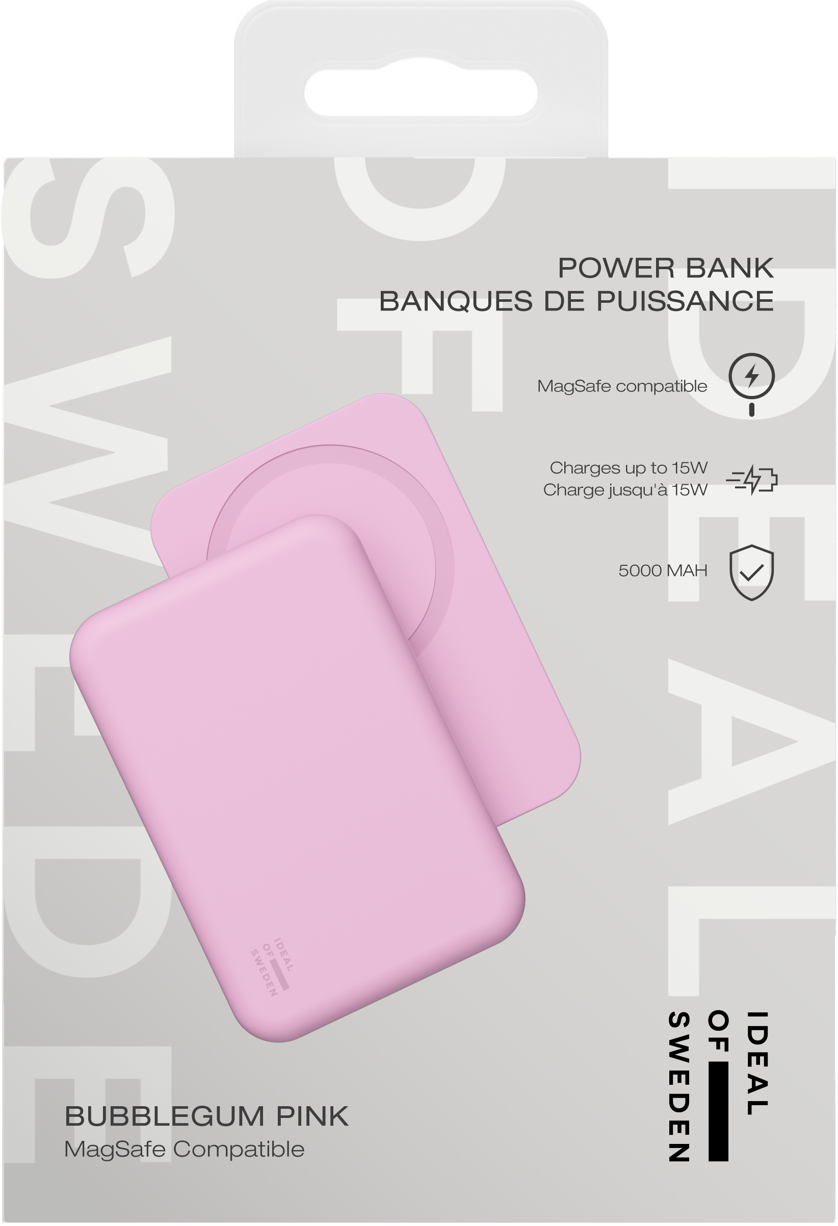 iDeal of Sweden Power Bank MagSafe Bubblegum Pink – image 2