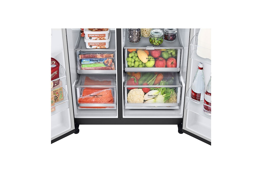 LG GC-X257CQFS side-by-side refrigerator Freestanding – image 6
