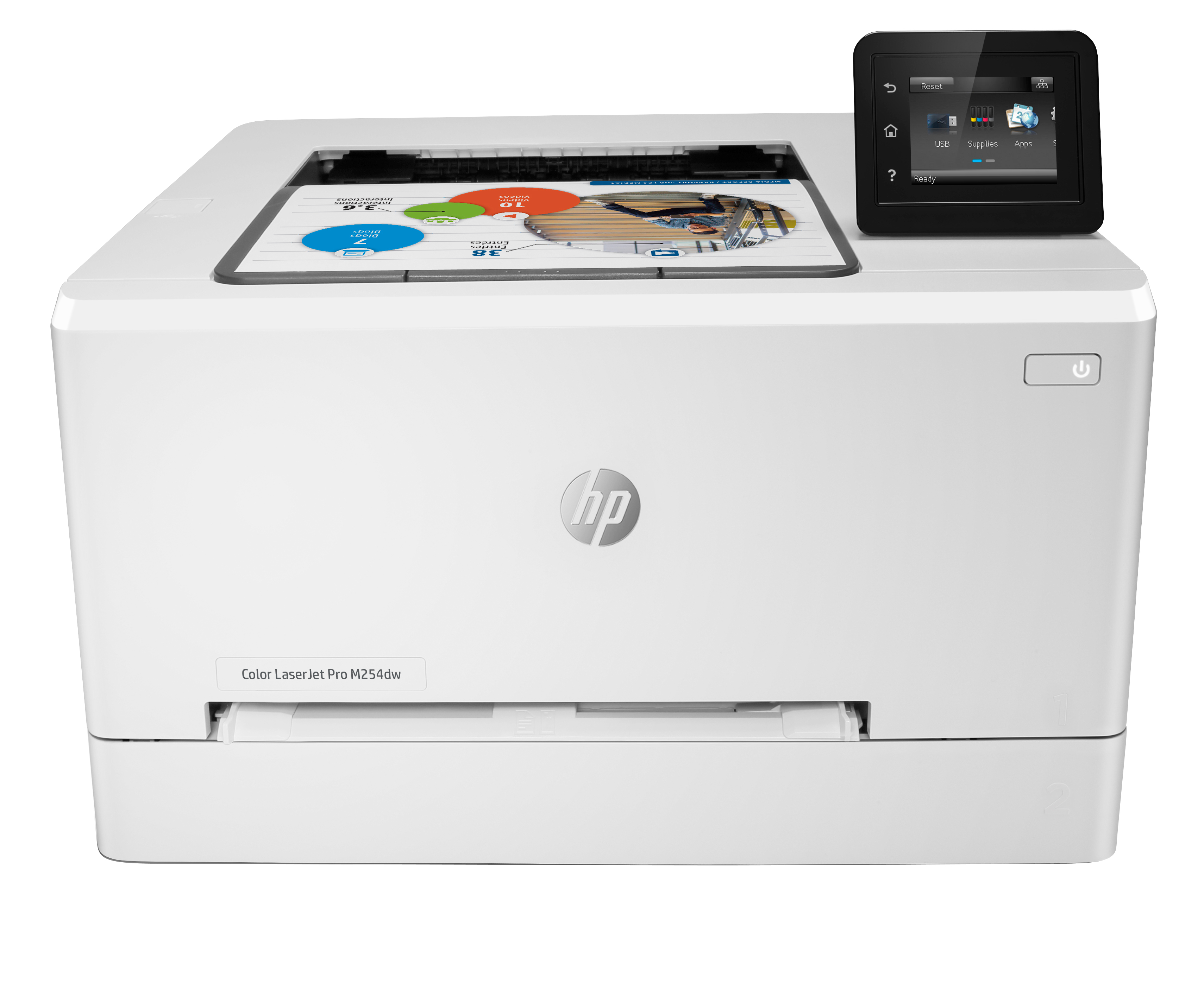 HP Color LaserJet Pro LaserJet Pro M254dw Wireless Color Printer, Duplex