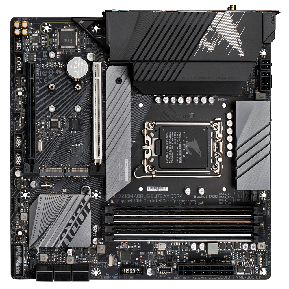 GIGABYTE Z690M AORUS ELITE AX DDR4 (rev. 1.x) – image 2
