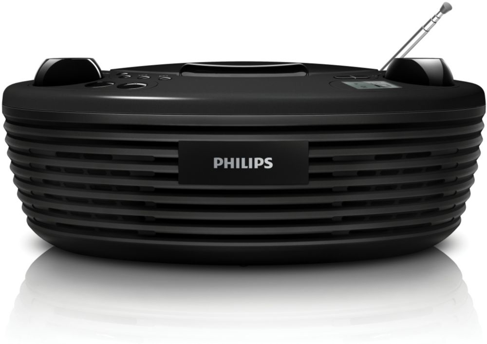 Philips AZ204/51 CD player Black